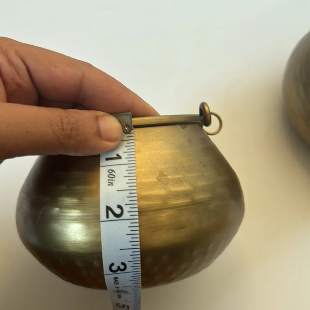 Pottery Barn brass decoration piece